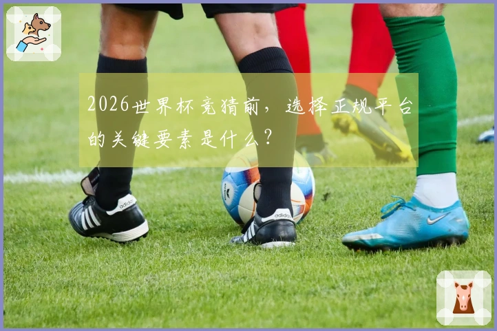 2026世界杯竞猜前，选择正规平台的关键要素是什么？